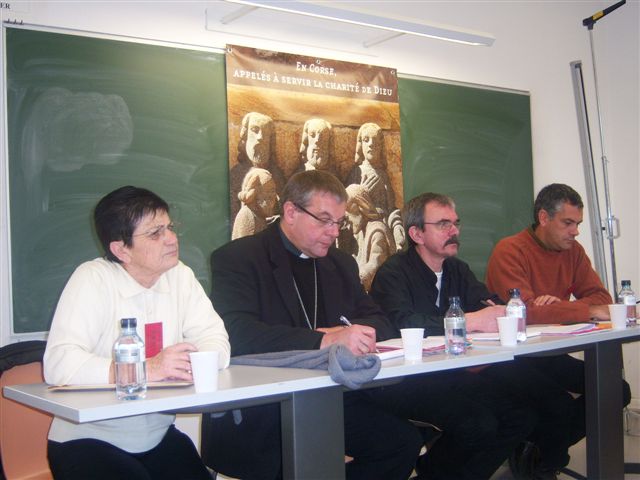 Participation aux Assises diocésaines de la charité à Corté le 24/11/2007. Forum 5 : L'étranger parmi nous.