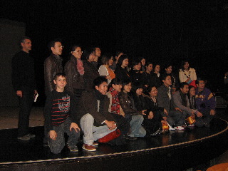 Rencontre entre des étudiants chinois de l'Université de Corse, des jeunes de Montesoro et la troupe de l'opéra de Pékin - Théâtre de Bastia, 2009